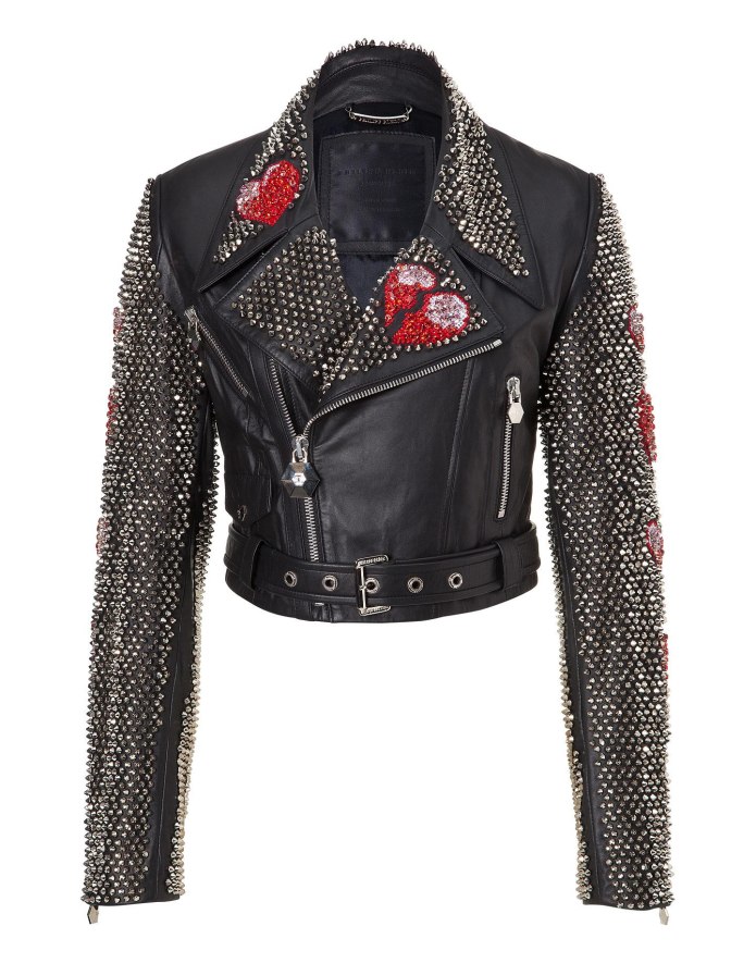 Куртка кожаная Philipp plein женская cw210323