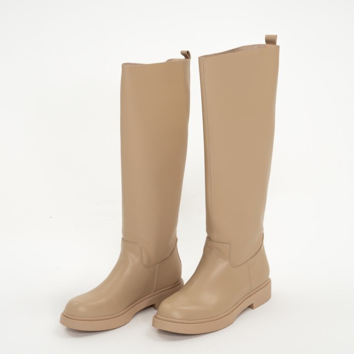 Коричневые сапоги Zara