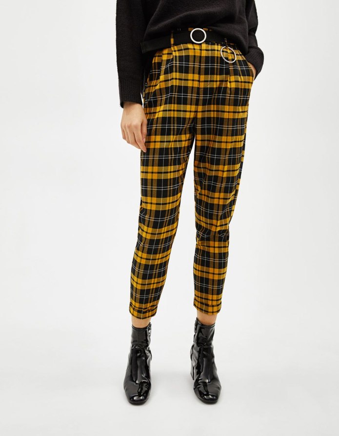 Штаны в клетку мужские зауженные ASOS
