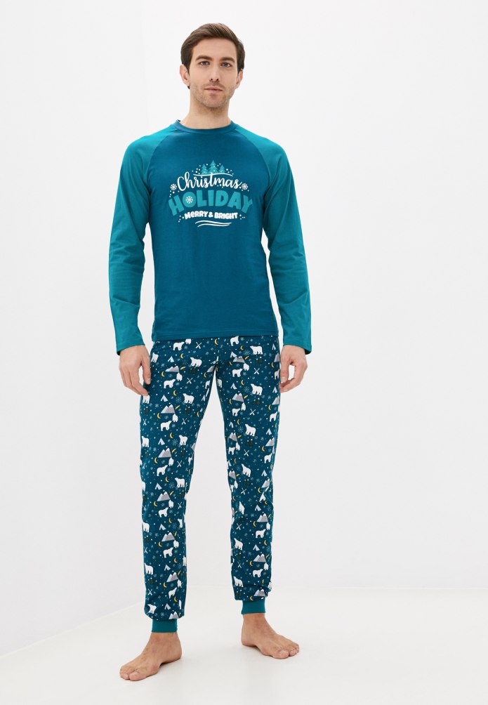 Мужские пижамы h&m синие