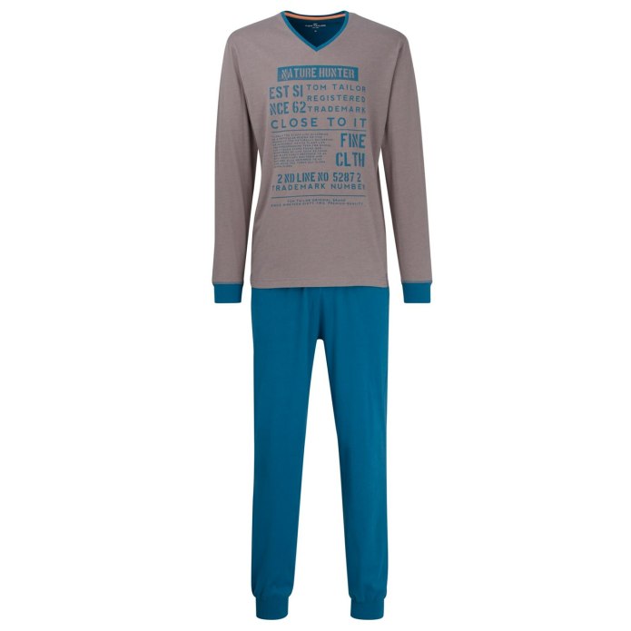 Mens Silk Pajama Set