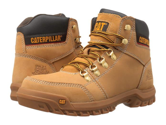 Caterpillar men's us 8.5 Steel Toe eh outline work Boots Seal Brown p90803
