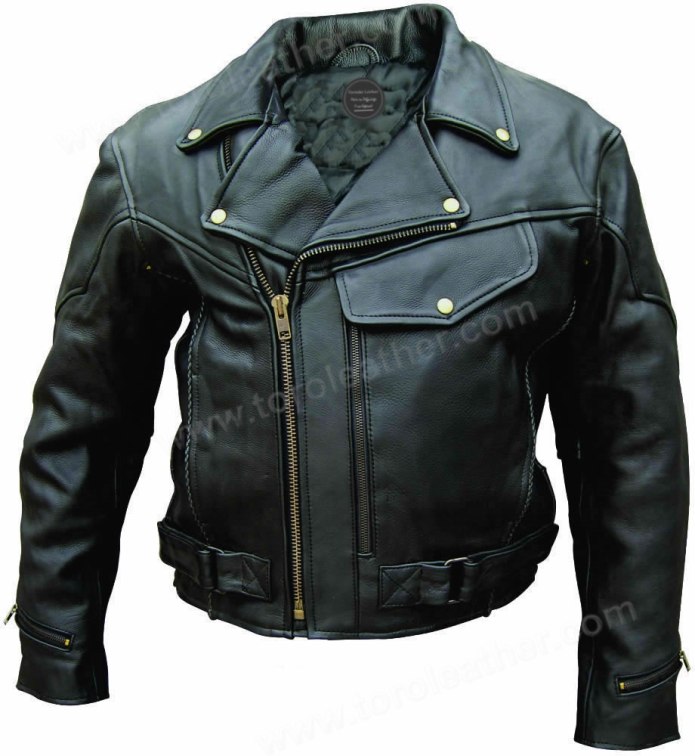 Кожаная мотокуртка Venture Armored Leather Motorcycle Jacket&Gun Pocket