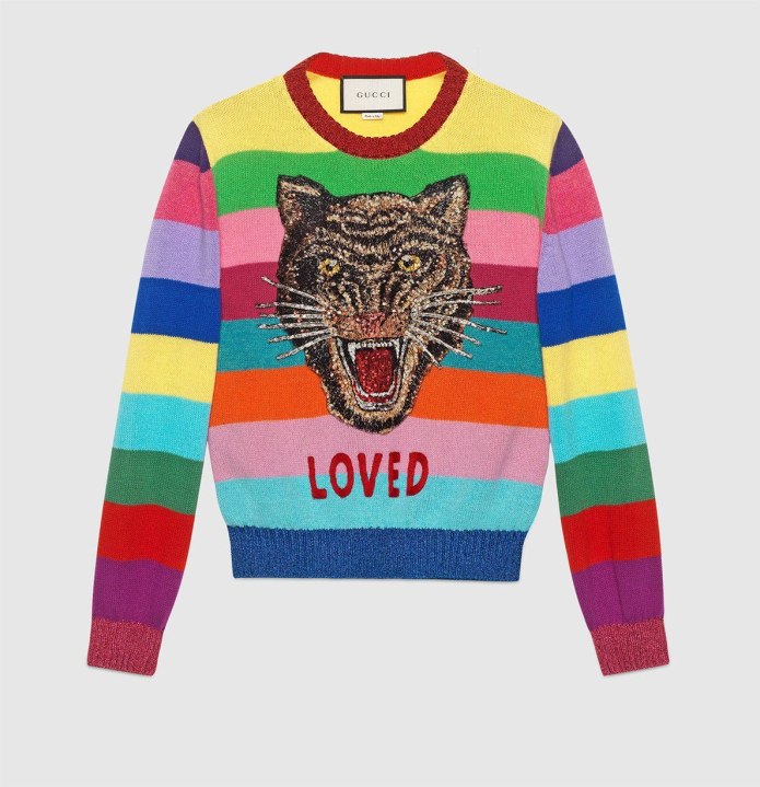 Gucci синий джемпер