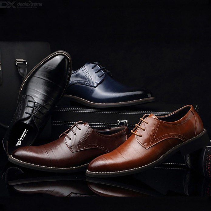 Real Leather туфли мужские