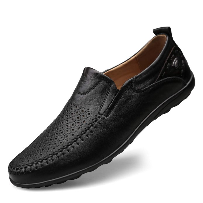 Slip on кожаные мужские