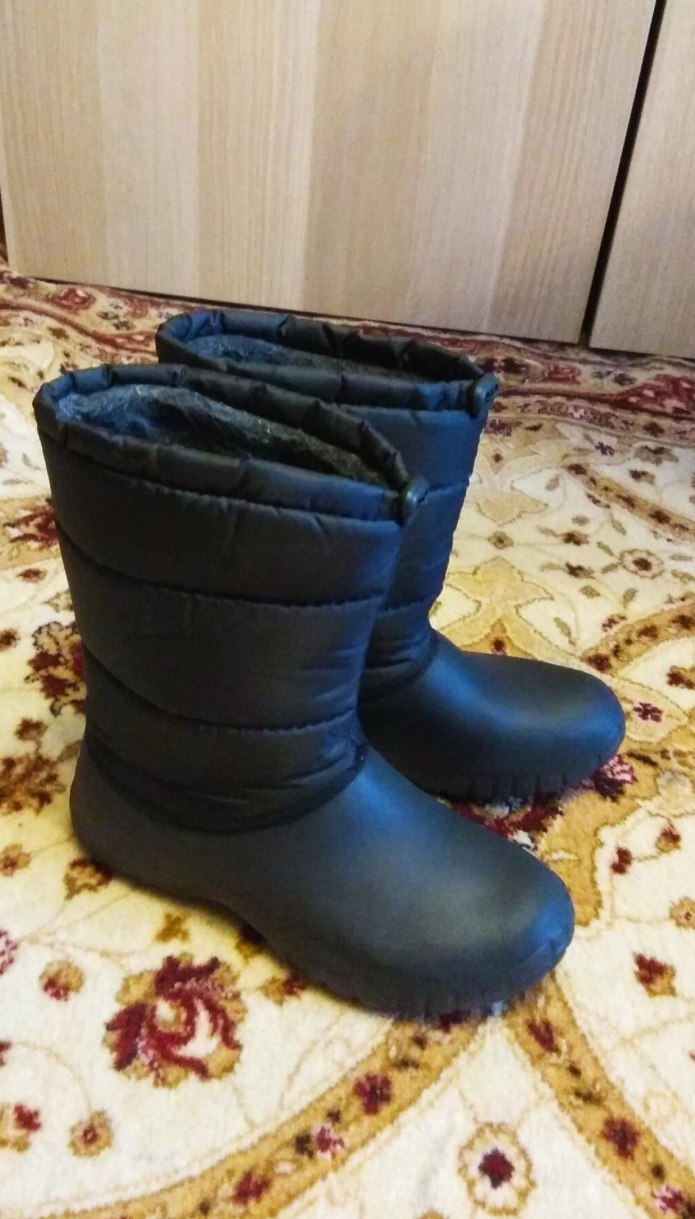 Сапоги снизу резина