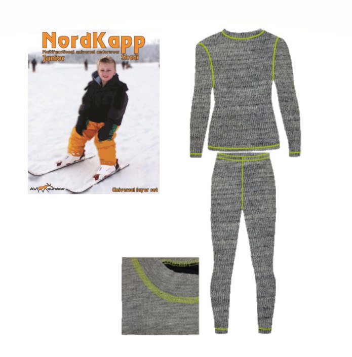 Термобелье Nordkapp Arctic 9004 чёрный/хаки