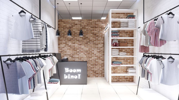 Loft Design Interior магазин детской одежды