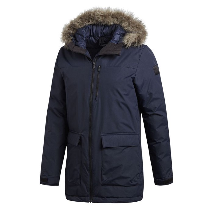 Adidas down Jacket пуховик синий