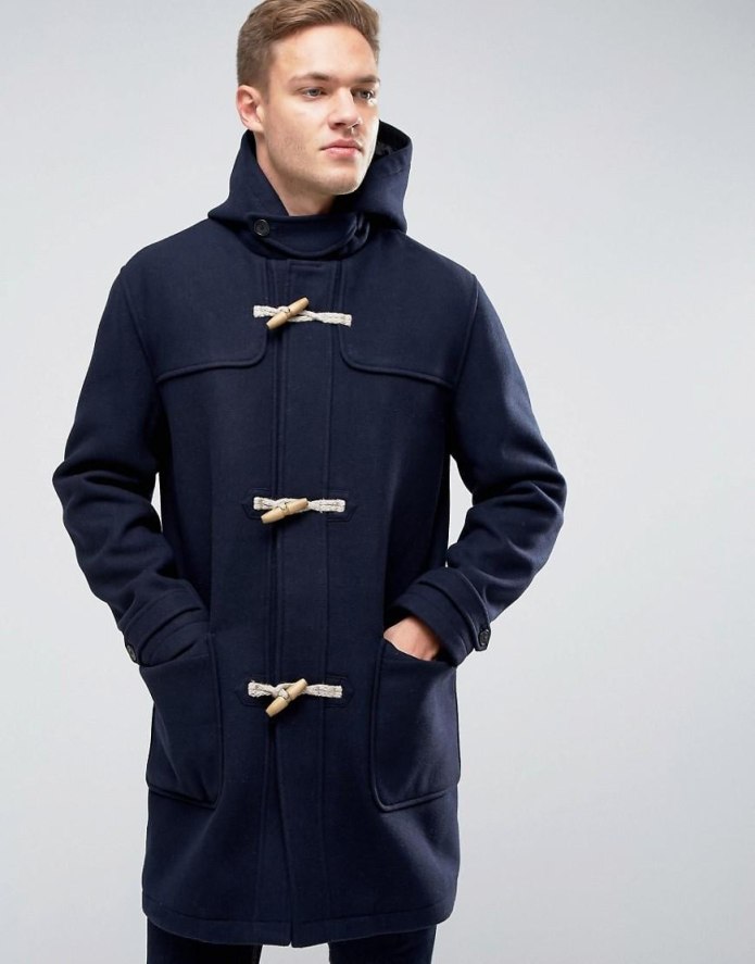 Original Montgomery London Duffle Coat Navy
