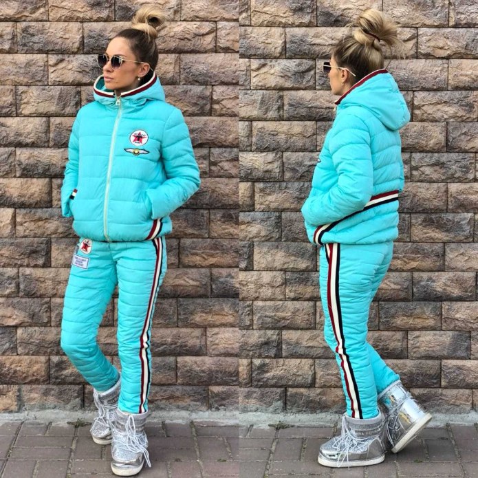 Спортивный костюм женский модный зимний