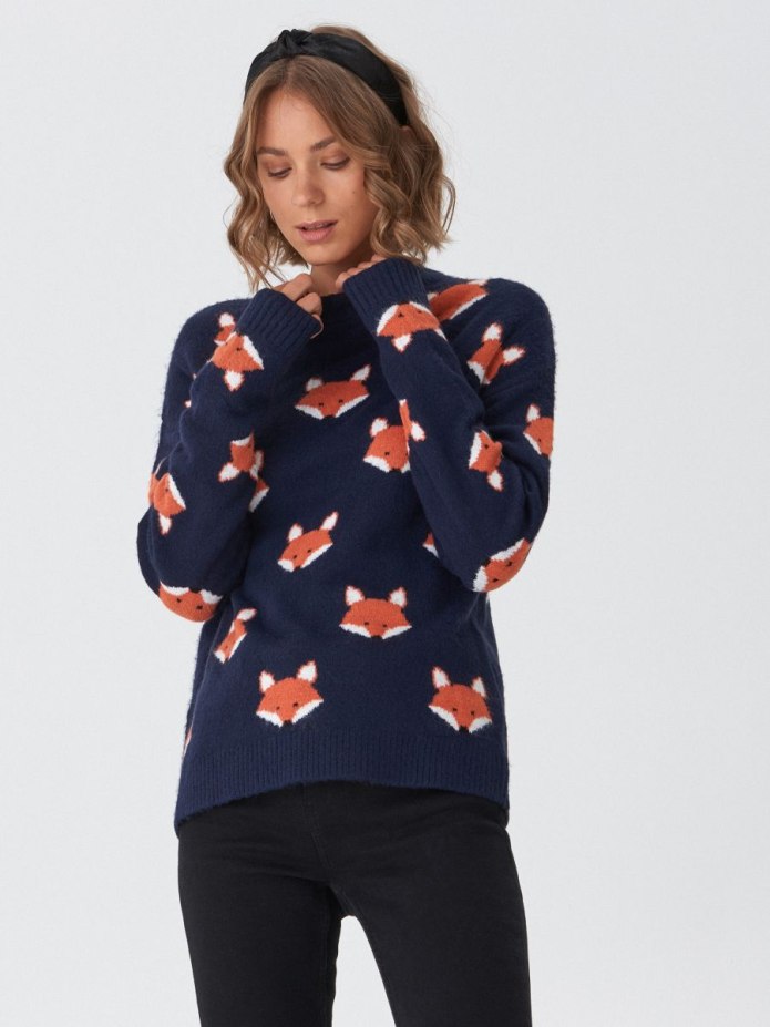 SHEIN свитер с динозавром