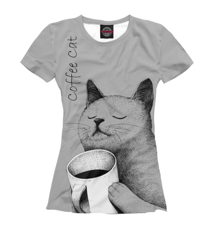 Футболка кошка