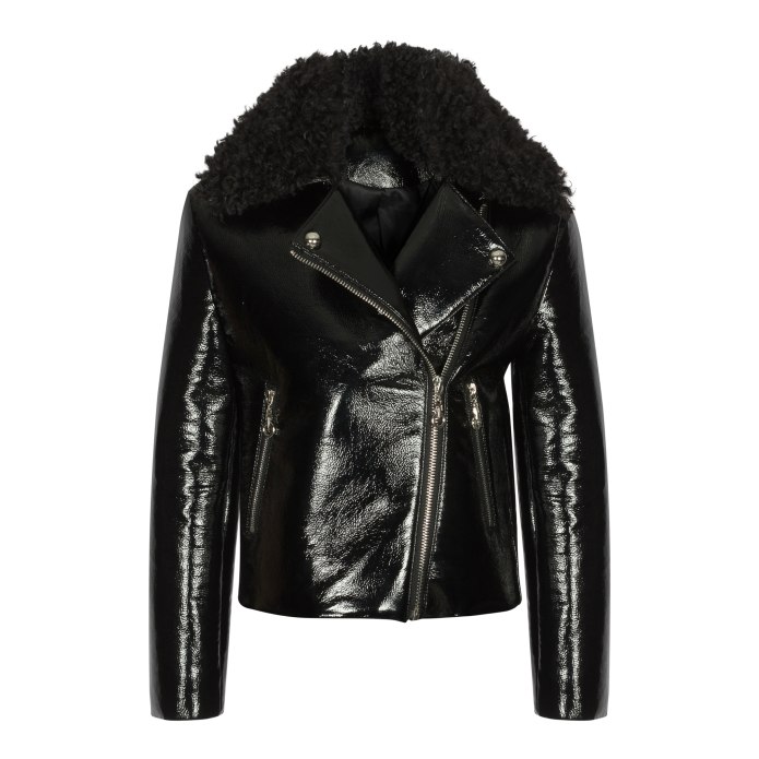 Блейзер кожаный Balmain