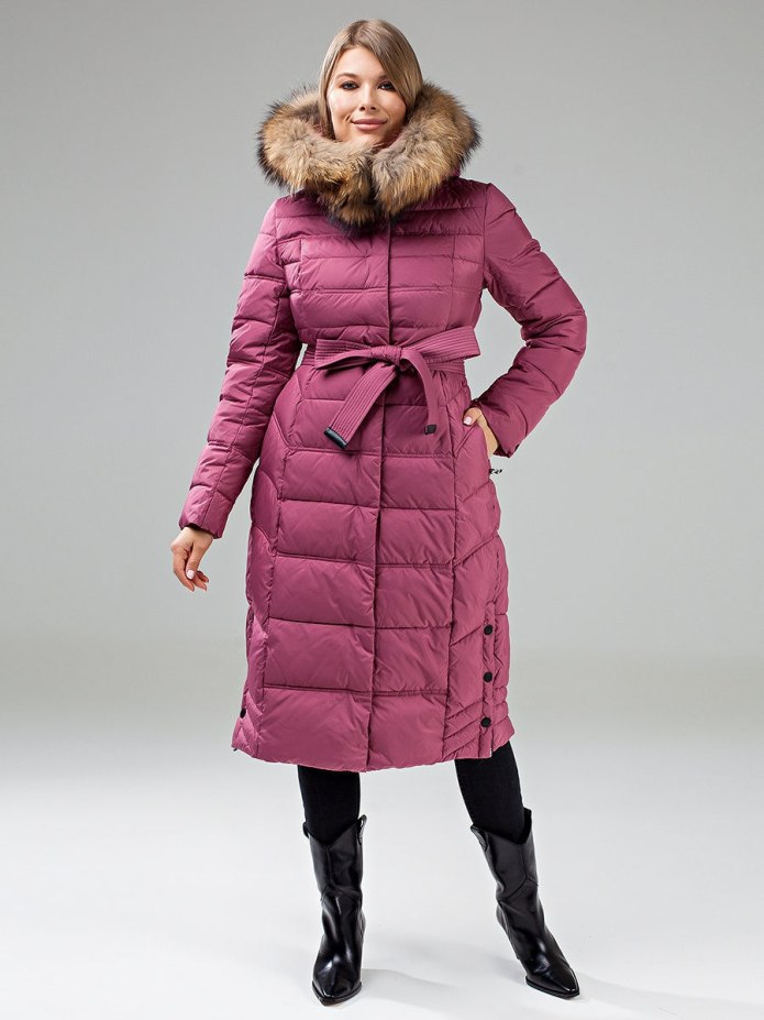 Черный пуховик фирма Clasna sw14d