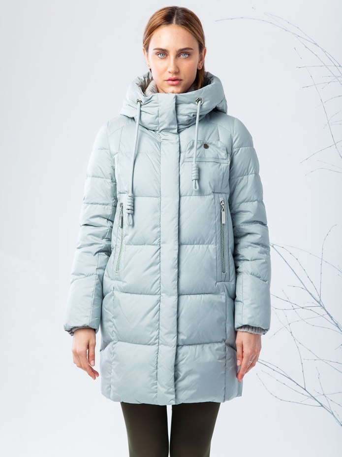 Пуховик черный Clasna Luxury collection