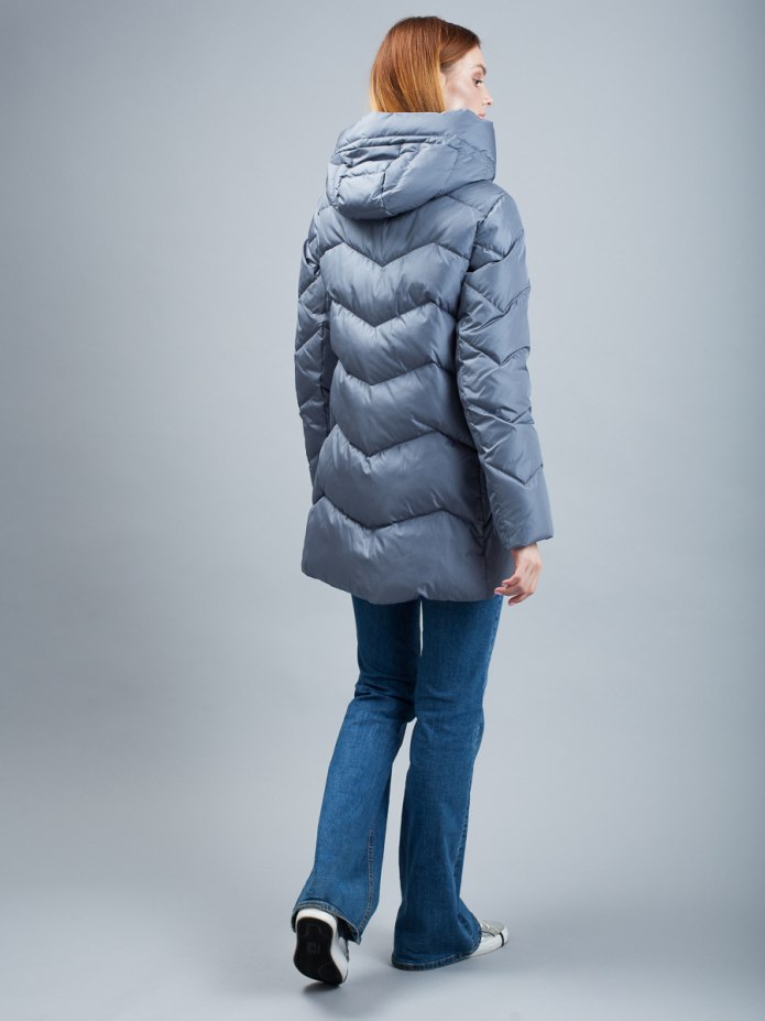 Пуховик Clasna женский зима cl016ewdiam8