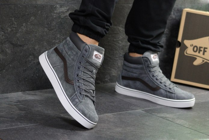 Мужские зимние кеды Grey vans ASOS
