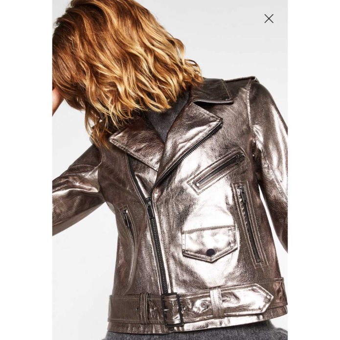 Куртка металлик Zara