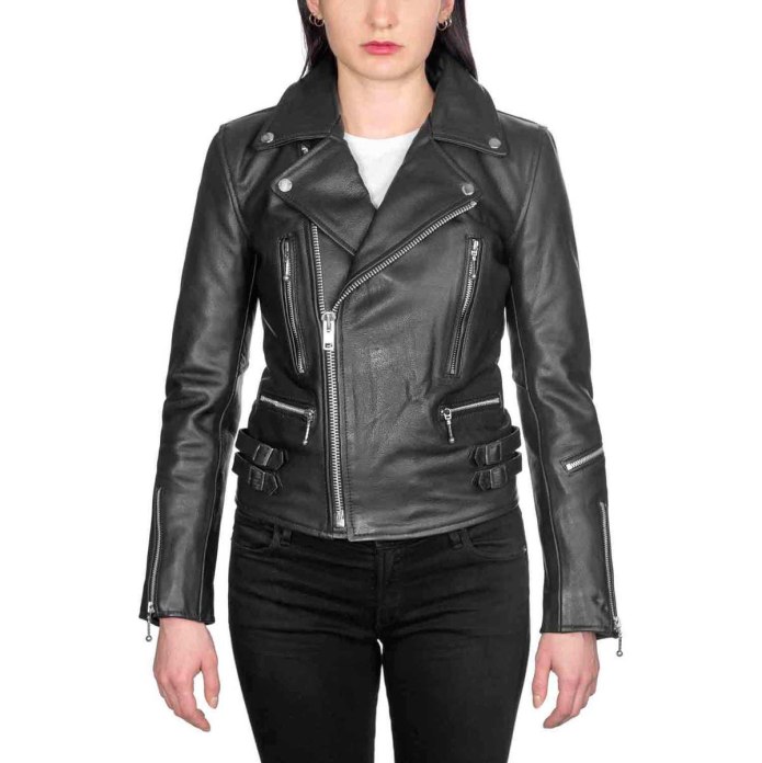 All Saints куртка кожаная Leather Biker