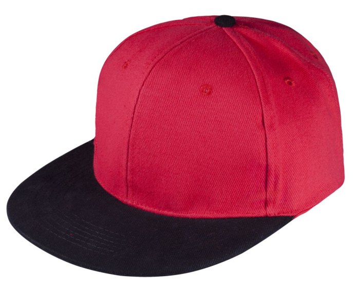Бейсболка Unit Snapback с прямым козырьком, черная