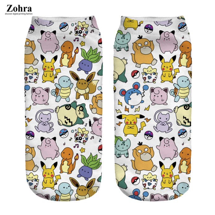 Funny Socks носки с Пикачу