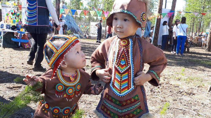 Эвенкийская деревня Тындинский район