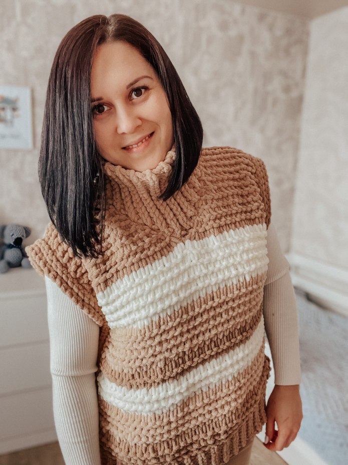 Жилет из Ализе Пуффи