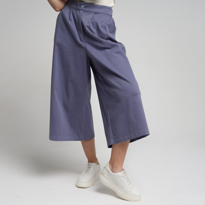 Шерстяные брюки-кюлоты Uniqlo 221-400556