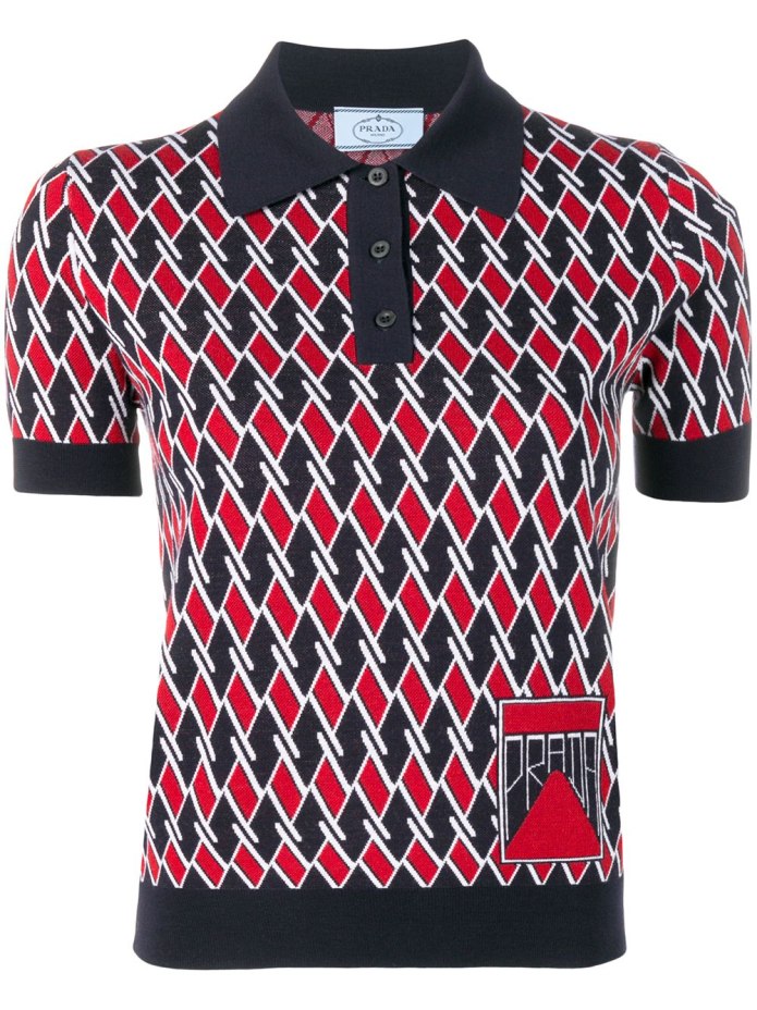 Рубашка Prada цветы