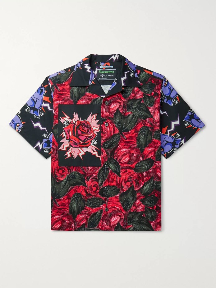 Розовая рубашка Prada