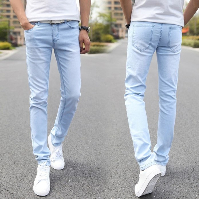 Slim skinny straight джинсы