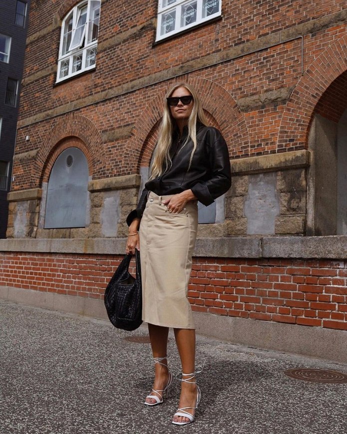 Кожаная рубашка Street Style