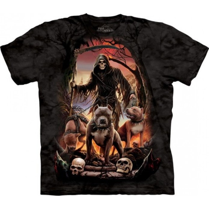 Футболки с 3d эффектом the Mountain с черепом