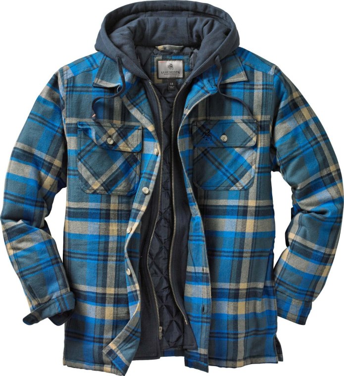 Plaid Sherpa Shirt Jacket