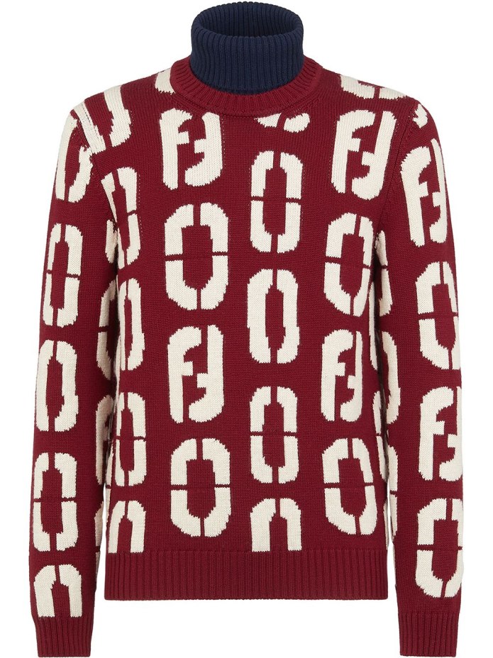 Свитер Fendi женский коричневый