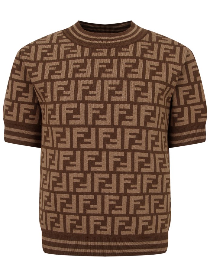 Fendi джемпер мужской серый