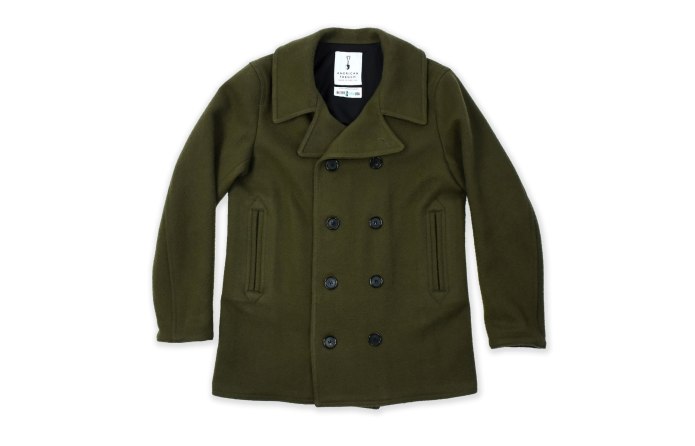 Buzz Rickson's Wool Pea Coat Navy