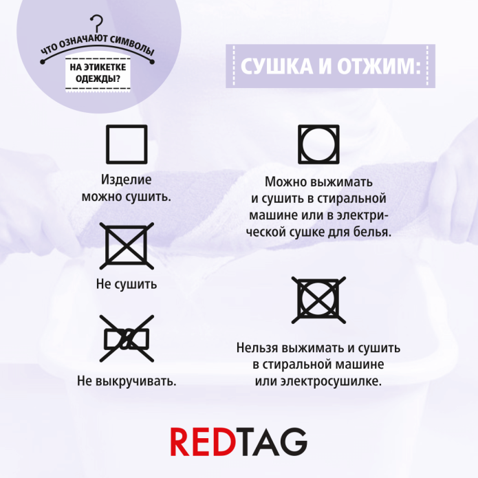 Иконки для бирки одежды