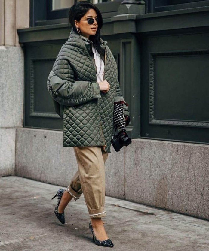 Пуховик оверсайз Street Style