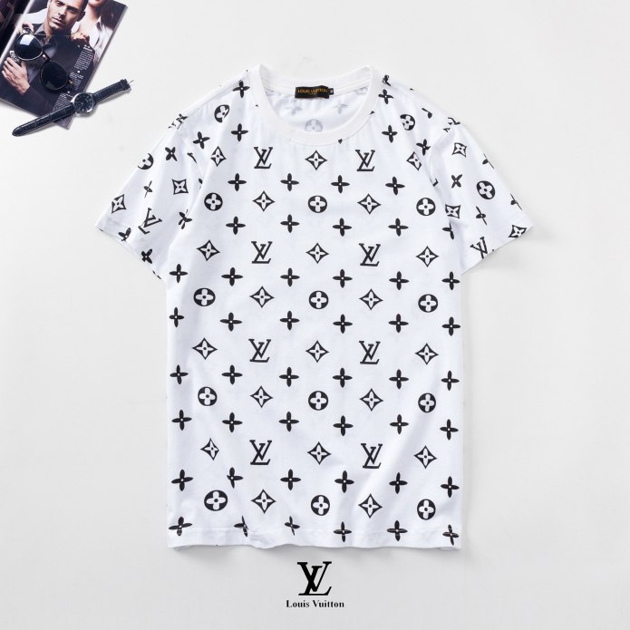 Белая футболка Louis Vuitton