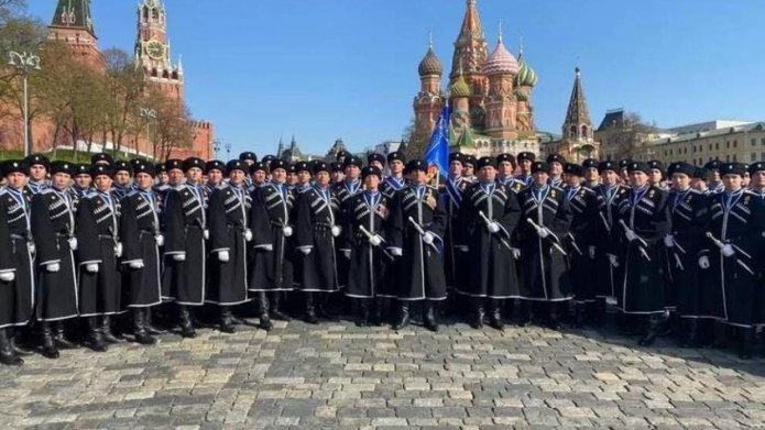 Кубанские казаки парад Победы 2021