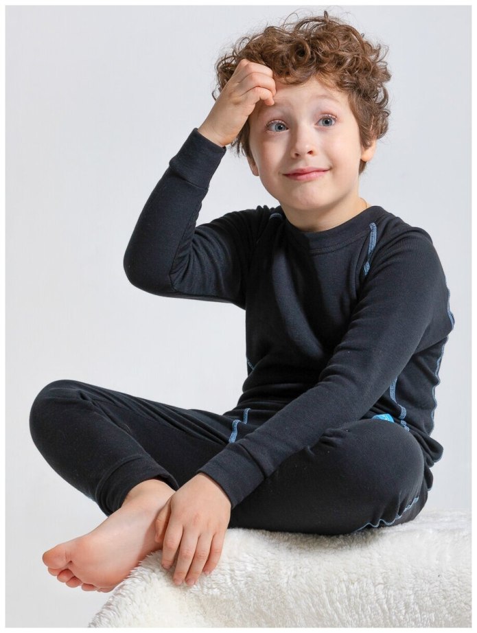 Kids sit on face