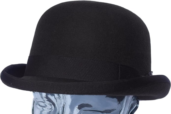 Backwards Bowler cap
