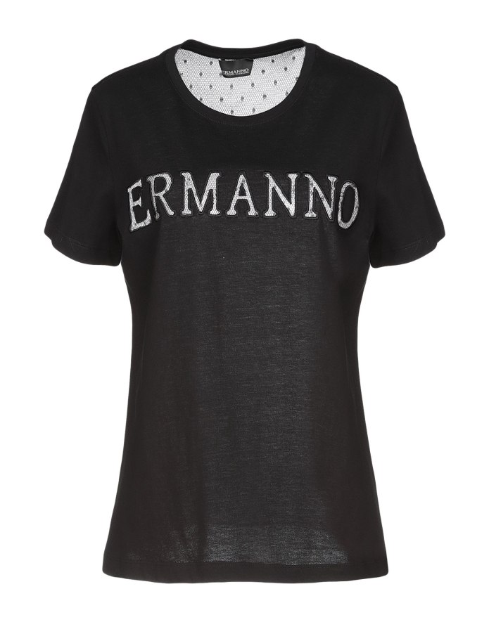 Ermanno Scervino хлопковая футболка с пайетками