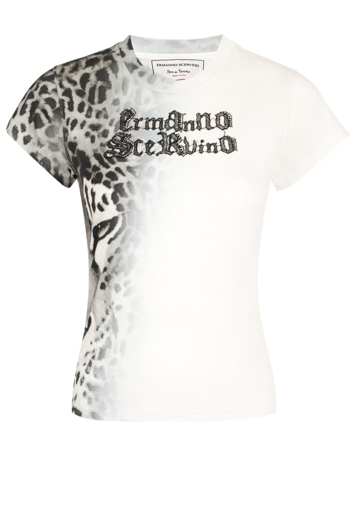 Футболка черная Ermanno Scervino