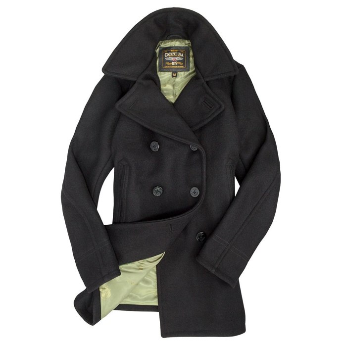 Пальто-бушлат Original Montgomery lined Pea Coat Navy