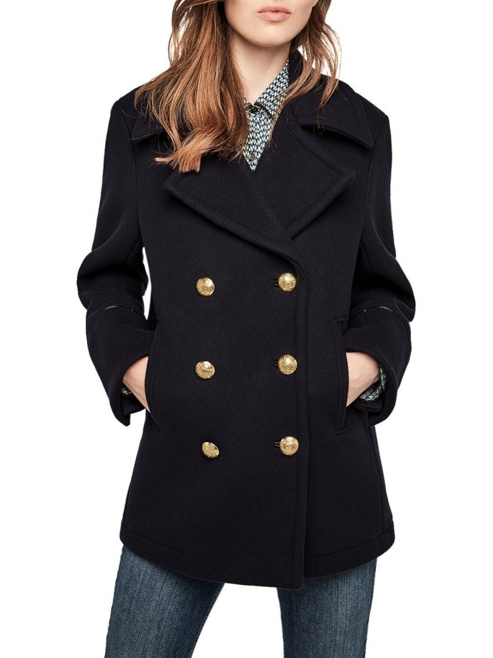 Schott Slim Fitted Pea Coat du753