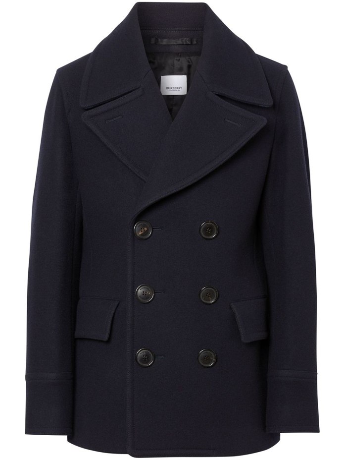 Бушлат шерсть Schott Classic Melton Wool Navy Pea Coat 740 BlackNavy